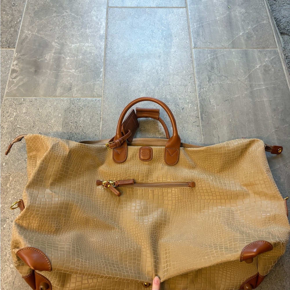 Brics Cargo Croc Duffle Weekender